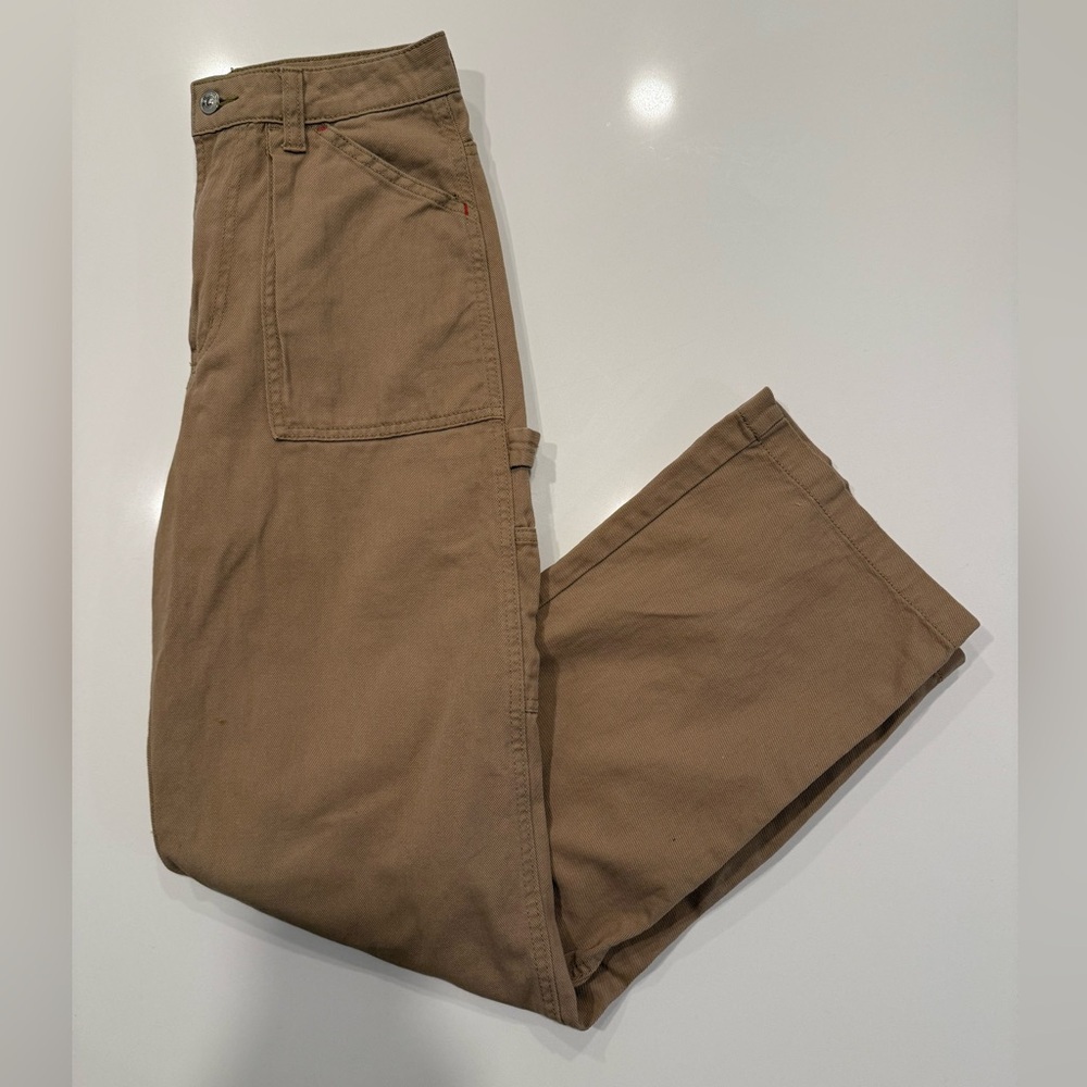 H&M Women’s Tan Cargo Utility 100% Cotton Pants